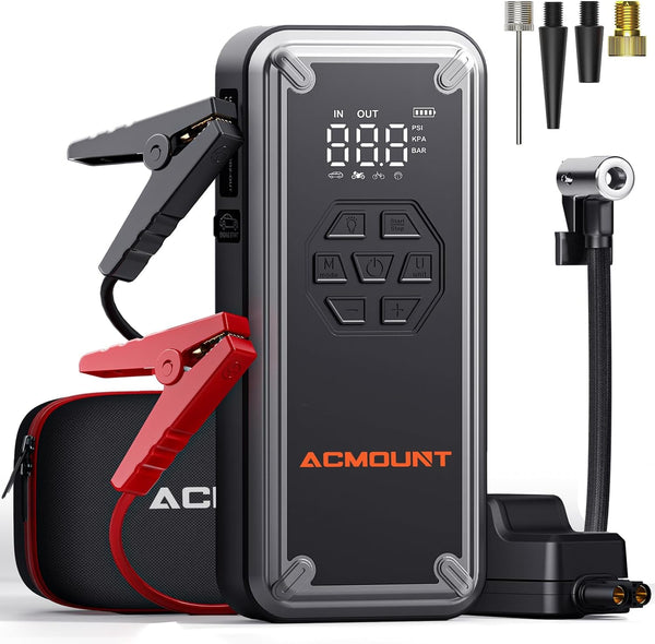 ACMOUNT Jump Starter with Air Compressor（W160）